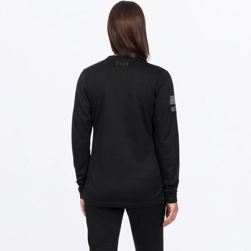 FXR Womens Vapor Merino Longsleeve - Black, view 2