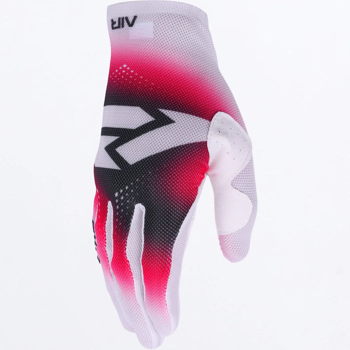 FXR Pro-Fit Air MX Glove 2027 - Razz/White, front view
