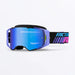 FXR Factory Ride MX Goggle - Black/Sky/Purple, front view