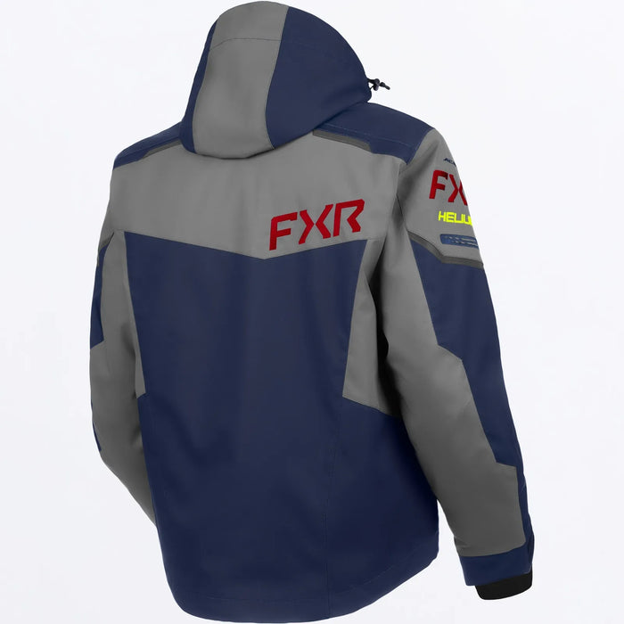 FXR Mens Helium X 2-in-1 Jacket 2027 - Midnight/Ti/Red, view 2