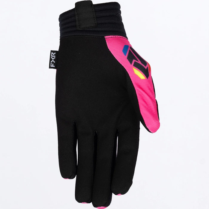 FXR Apex MX Glove - Pink/Black, view 2