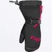 FXR Child Helix Race Mitt 2027 - Black/Razz, front view