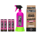 Muc-Off Punk Powder Bike Cleaner - Punk Powder w/ reusable bottle (4 pack) - Front