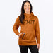 FXR Womens Hydrogen Tech Pullover Hoodie - Umber/Dark Cedar, front view
