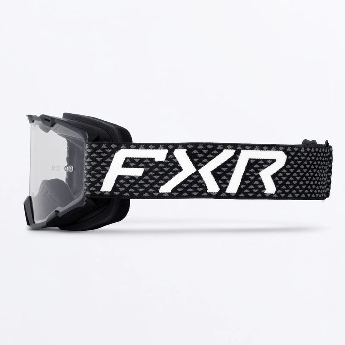 FXR Maverick Prime MX Goggle - Black/White, view 2