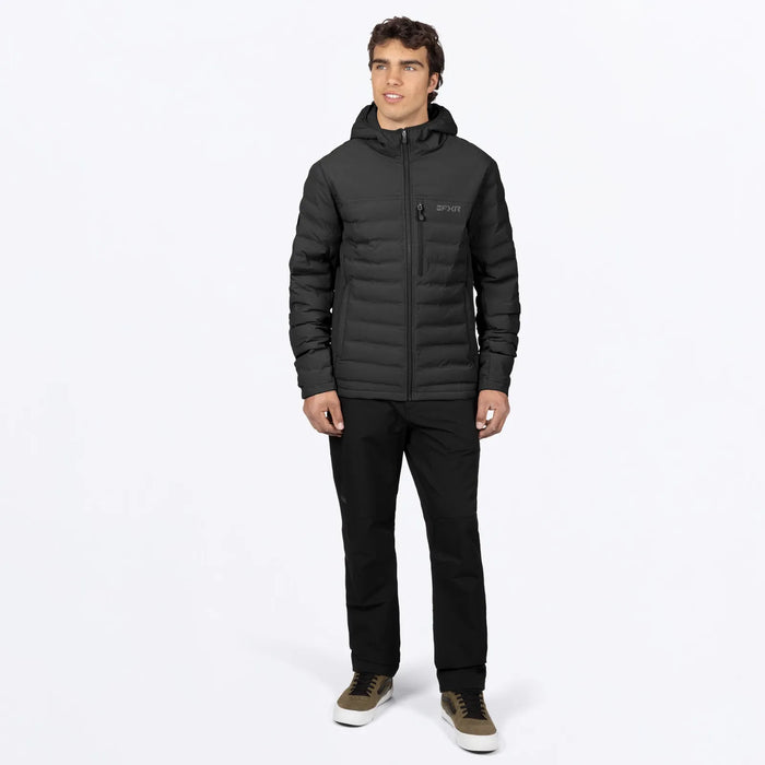 FXR Mens Podium Windproof Quilted Jacket - Black, view 3