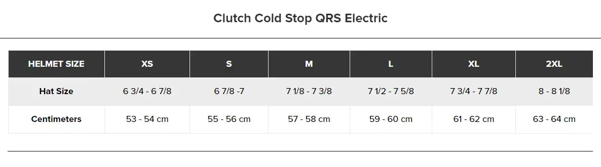 FXR Clutch Cold Stop QRS Electric