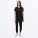 FXR Womens Pedigree Premium T-Shirt - Black/Dusty Rose, view 3