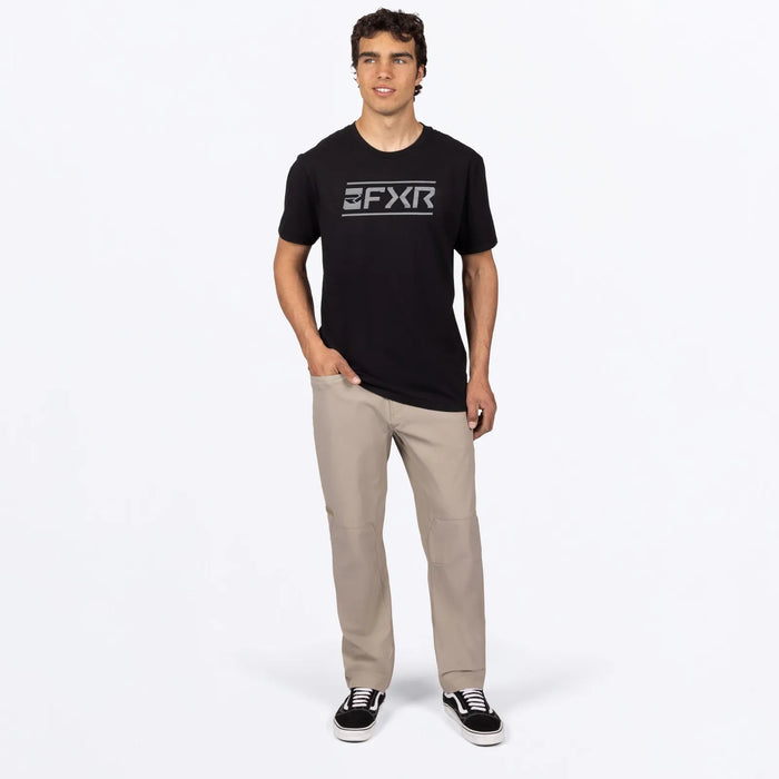 FXR Mens Victory Premium T-Shirt - Black/Grey, view 3