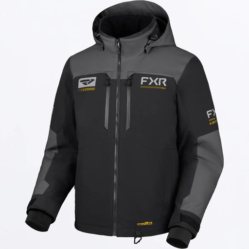 FXR Mens Hydrogen Jacket - Asphalt/Kash, front view
