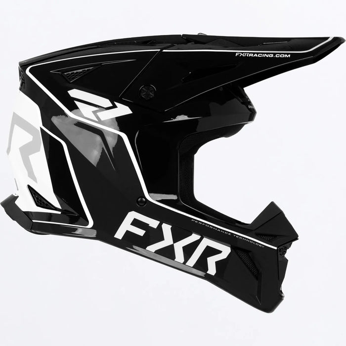 FXR Apex MX Helmet - Black, view 4