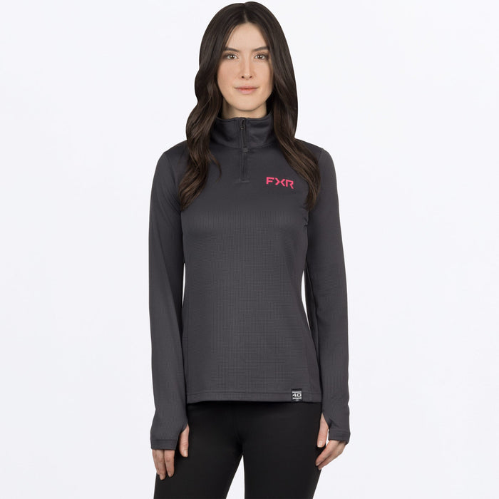 FXR Womens Pilot UPF 1/4 Zip Longsleeve