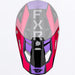 FXR Youth Apex Snow Helmet Peak - Razz, front view