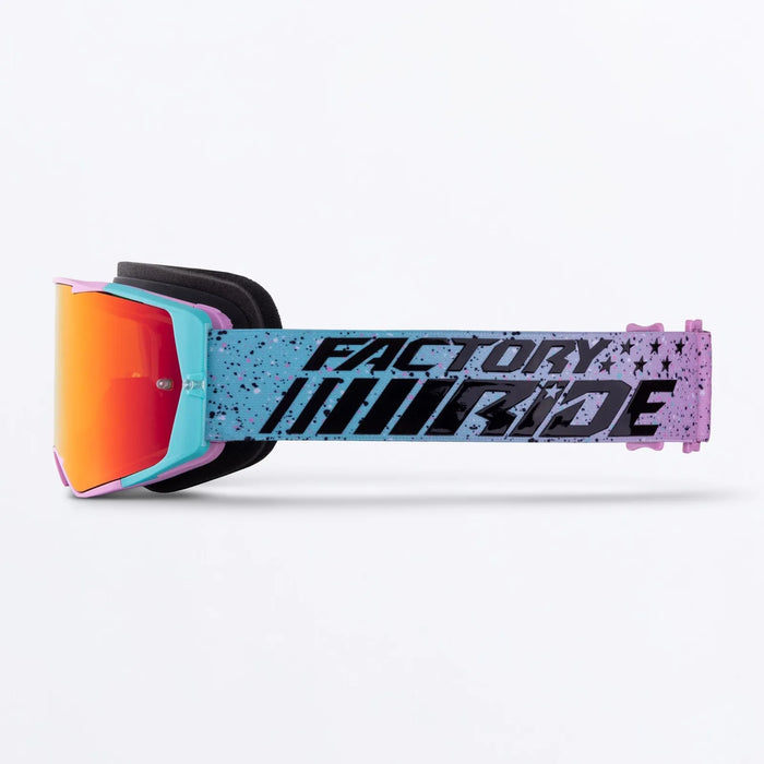 FXR Factory Ride MX Goggle - Pink/Mint Speckle, view 2