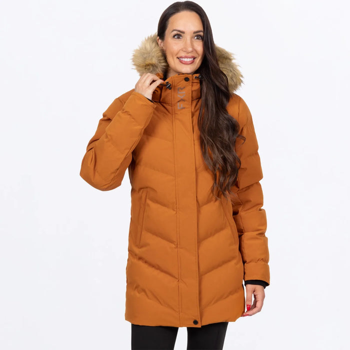 FXR Womens Sage Jacket - Umber, front view