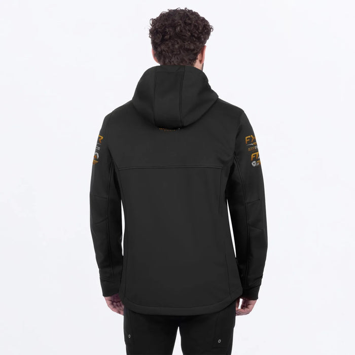 FXR Mens Hydrogen Softshell Jacket 2027 - Black/Kash, view 2