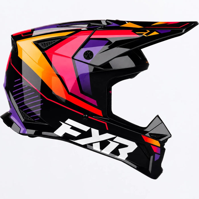 FXR Youth Apex MX Helmet - Aurora, view 4