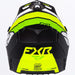 FXR Clutch MX Helmet - HiVis/Lime, view 3