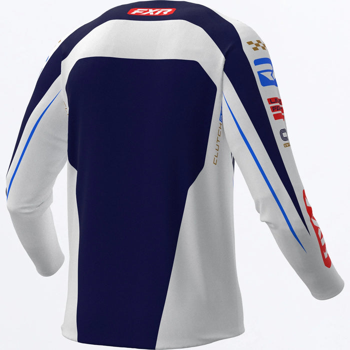 FXR Clutch Pro MX Jersey 2027 - Navy/White/Red, view 2