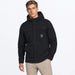 FXR Mens Roughneck Canvas Jacket - Black, front view