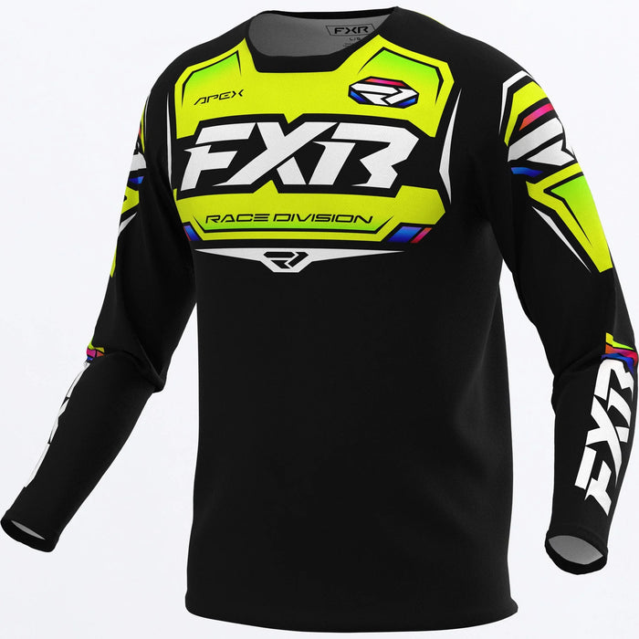FXR Youth Apex MX Jersey 2027 - HiVis, front view