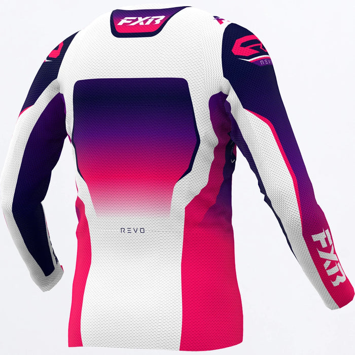 FXR Youth Revo MX Jersey 2025 - Razz, view 2