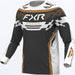 FXR Podium MX Jersey 2027 - Asphalt/White/Gum, front view