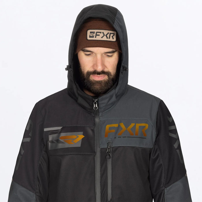 FXR Mens Revo Lite Monosuit - Black/Asphalt/Kash, view 3