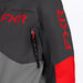 FXR Youth Vertical Monosuit - Ti/Asphalt/Red, view 7