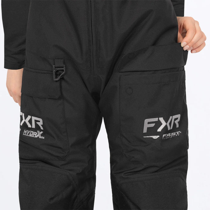 FXR Child Excursion FX Bib Pant - Black, view 3
