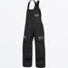 FXR Youth Excursion FX Bib Pant - Black, front view