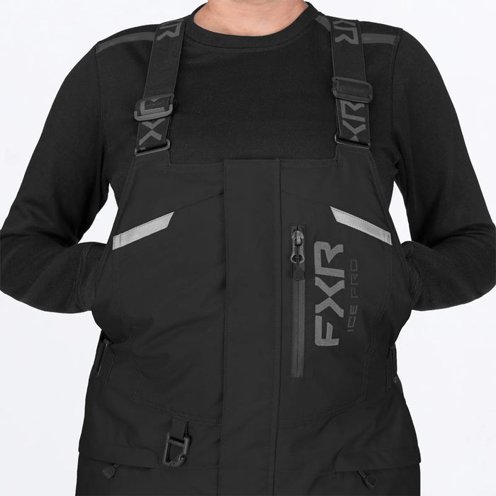 FXR Womens Excursion FX Bib Pant - Black, view 4