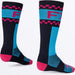 FXR Moto Sock - Sky/Razz, view 4