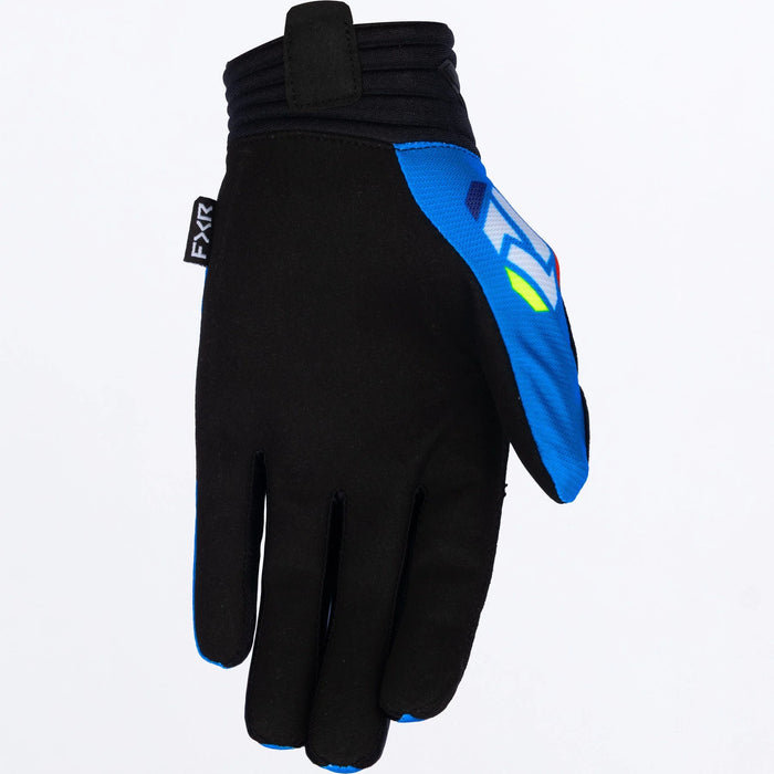 FXR Apex MX Glove - Blue/Black, view 3