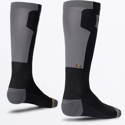 FXR Vapor Merino Sock - Asphalt/Black, view 2