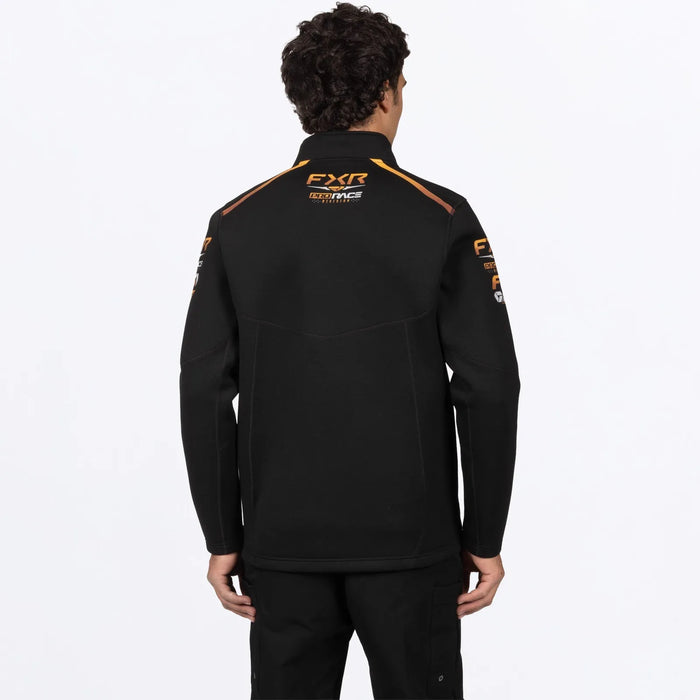 FXR Mens Race Division Tech Zip Up - Black/Kash, view 2