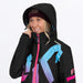 FXR Womens Cold Cross CX Lite Monosuit 2027 - Black/Razz-Blue Fade, view 9