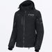 FXR Womens Edge 2-in-1 Jacket - Black, front view