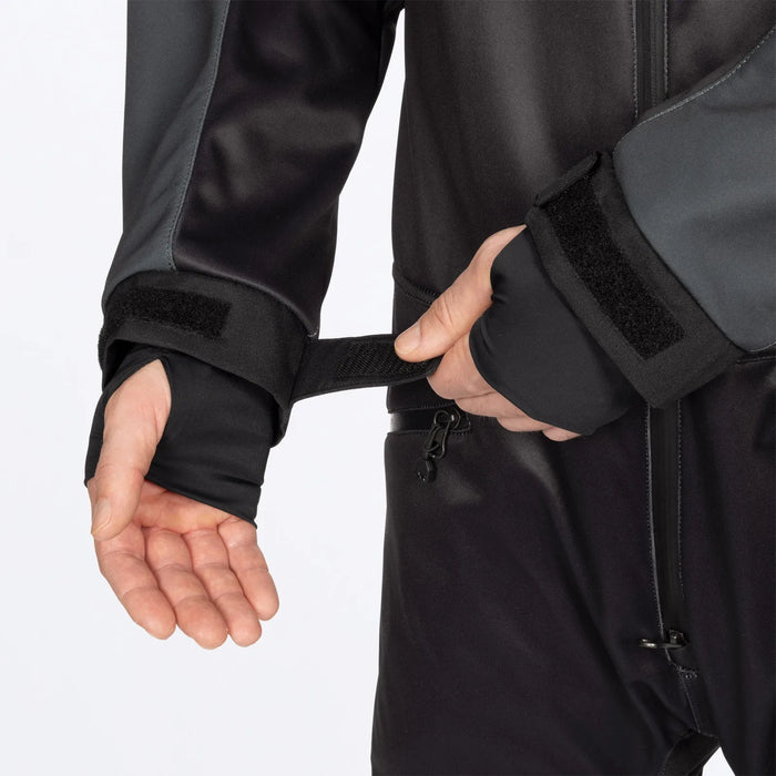 FXR Mens Revo Lite Monosuit - Black/Asphalt/Kash, view 6