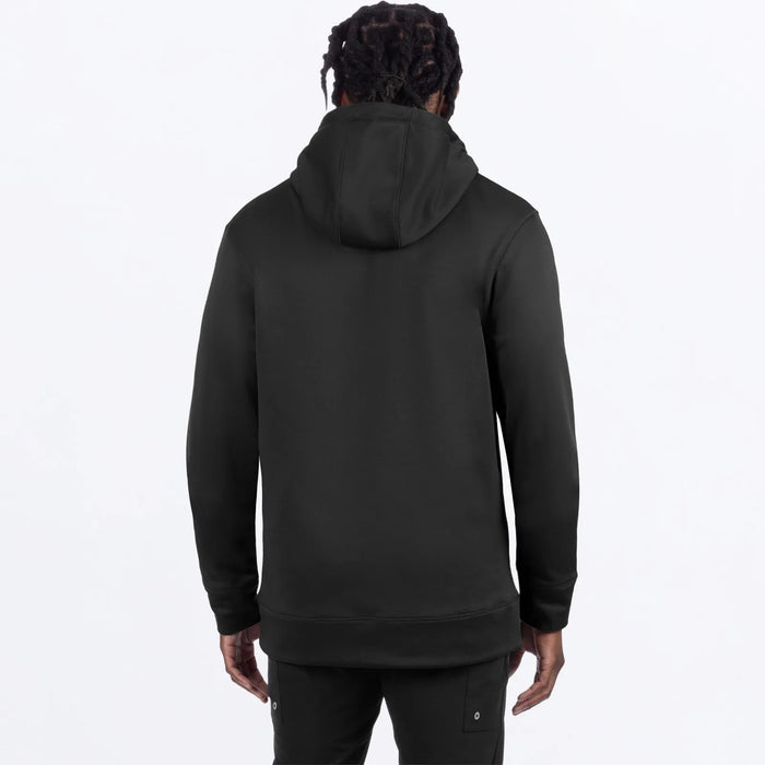 FXR Mens Brandable Tech Pullover Hoodie - Black, view 2