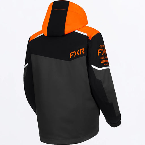 FXR Child Helium Jacket 2027 - Asphalt/Black/Orange, view 2