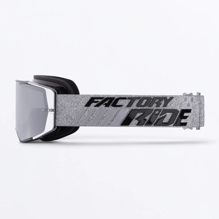FXR Factory Ride MX Goggle - Silver/Chrome, view 2