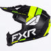 FXR Clutch MX Helmet - HiVis/Lime, view 2