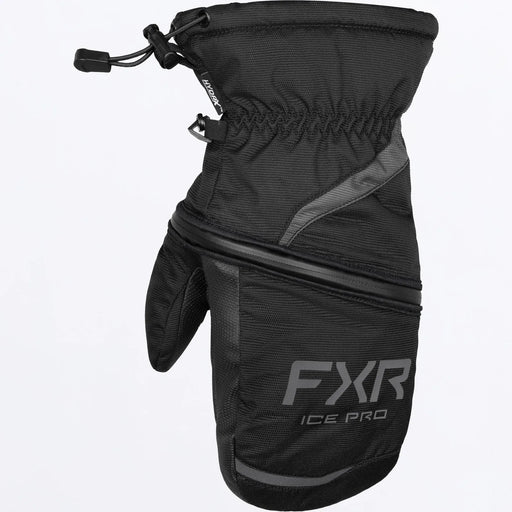 FXR Mens Quickdraw Mitt - Black, front view