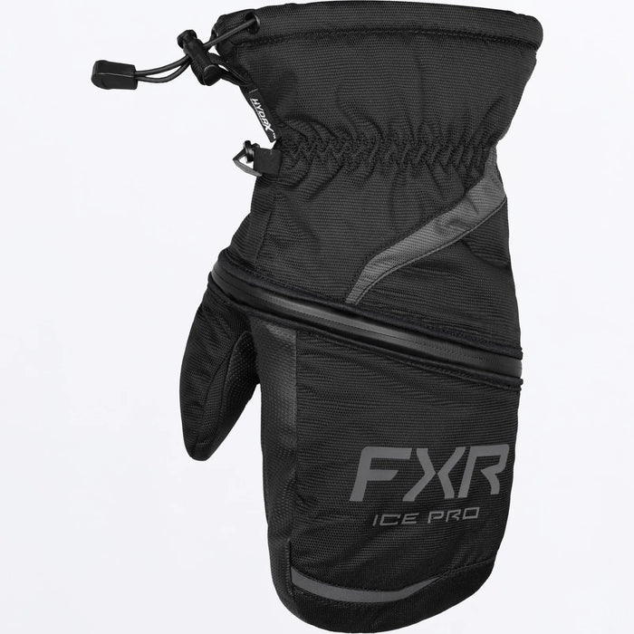 FXR Mens Quickdraw Mitt - Black, front view