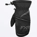 FXR Mens Quickdraw Mitt - Black, front view