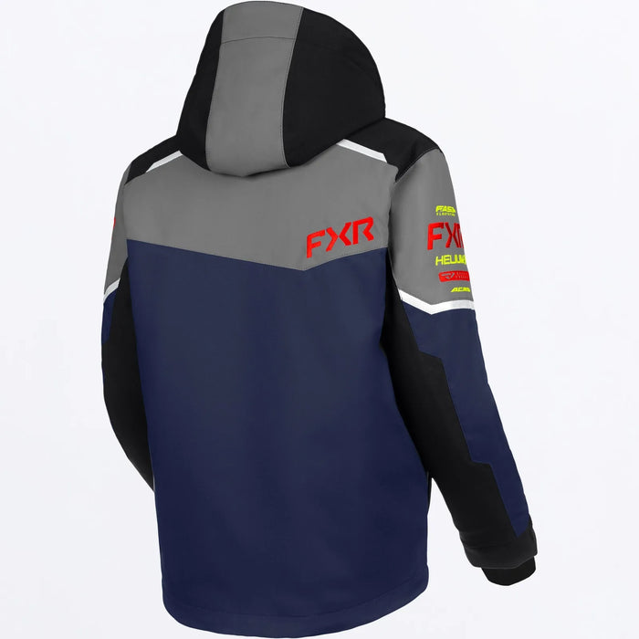 FXR Youth Helium Jacket 2027 - Midnight/Ti/Red, view 2
