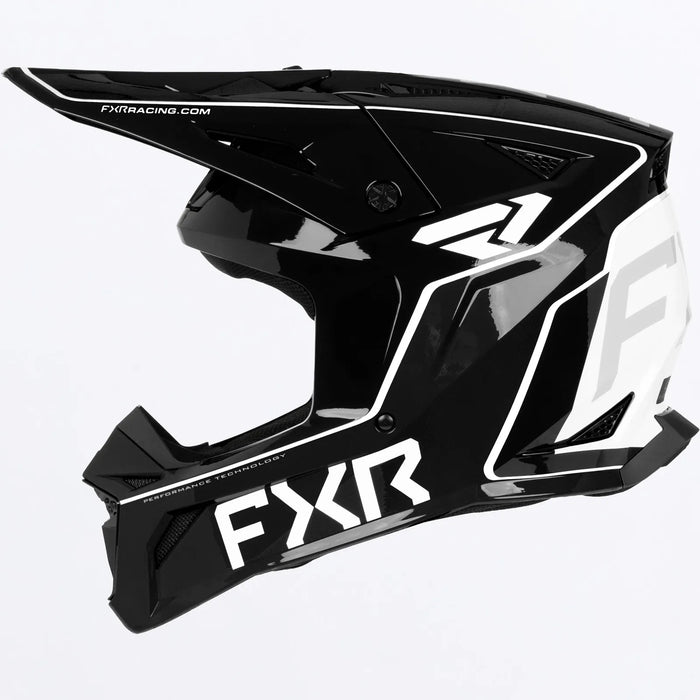 FXR Apex MX Helmet - Black, view 2