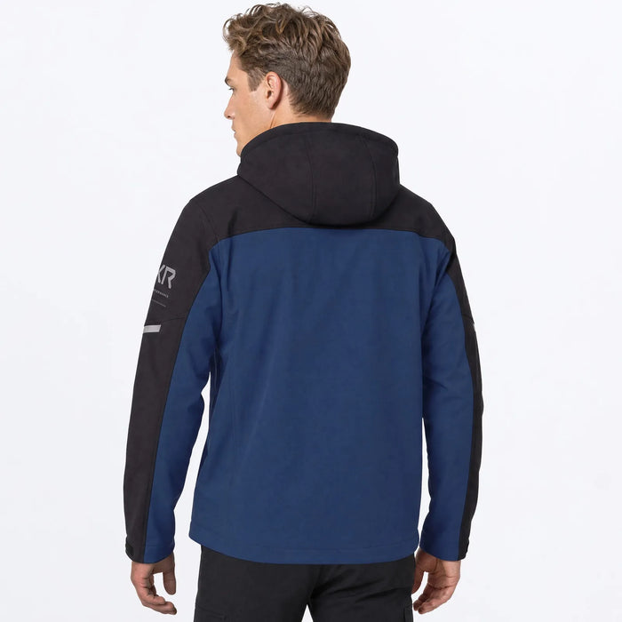 FXR Mens Ascend Softshell Jacket - Midnight/Black, view 2