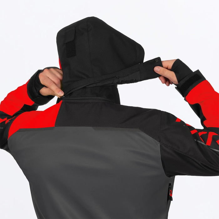 FXR Mens Revo F.A.S.T. Insulated Monosuit - Red/Ti/Black, view 11